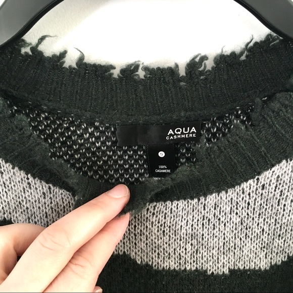 Christina Anstead Aqua Cashmere Camo Sweater - Picture 3 of 6